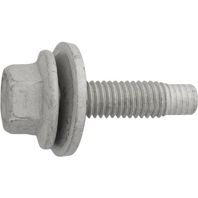 Au-ve-co® 22915 Body Bolt, System of Measurement: Metric, M8x1.25 Thread, 31 mm L, Sems®, Washer Head, Zinc