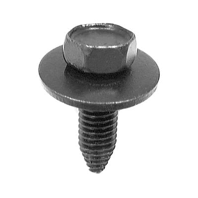 Au-ve-co® 23323 Body Bolt, System of Measurement: Metric, M8 Thread, 25 mm L, Hex, Sems® Head, 13 mm Head