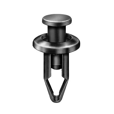 Au-ve-co® 23381 Closed End Side Molding Retainer, System of Measurement: Metric, Nylon