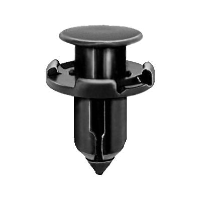 Au-ve-co® 23466 Fender and Bumper Retainer With Drive Pin, System of Measurement: Metric, Nylon