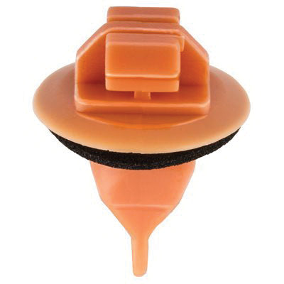 Au-ve-co® 23478 Wheel Flare Molding Clip With Sealer, 22.5 mm L, Nylon, Orange