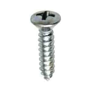 Au-ve-co® 2359 Tapping Screw, #8 Thread, 3/4 in OAL, Phillips Oval Head, Zinc-Plated