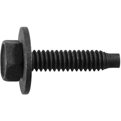 Au-ve-co® 24174 Body Bolt, System of Measurement: Imperial, 1/4-20 Thread, 1-3/16 in L, Hex, Sems® Head, 7/16 in Head