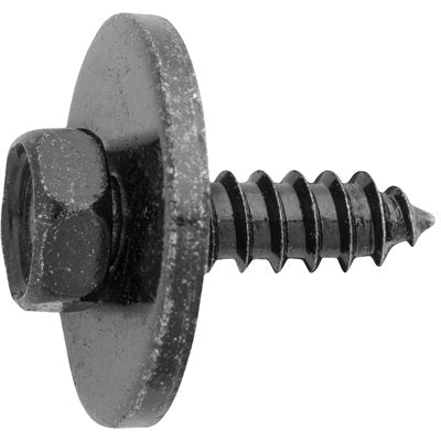 Au-ve-co® 24427 Tapping Screw, System of Measurement: Metric, M4.8x1.59 Thread, 16 mm L, Hex Head, Steel