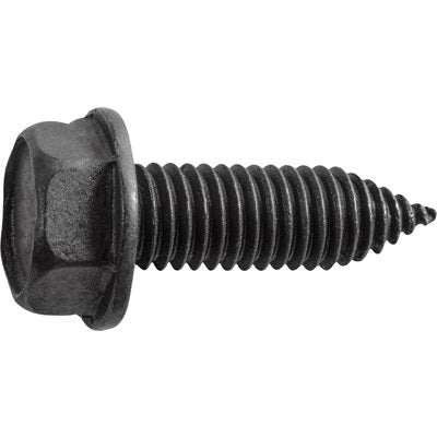 Au-ve-co® 24453 Body Bolt, System of Measurement: Metric, M6.3 Thread, 20 mm L, Hex Washer Head, 10 mm Head, Steel