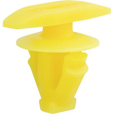 Au-ve-co® 24469 Double Head Weatherstrip Retainer, System of Measurement: Metric, Nylon, 12.5 mm OAL