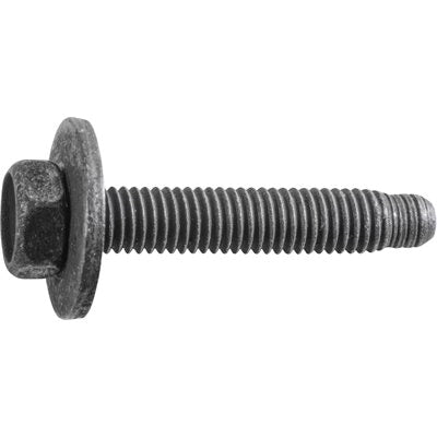 Au-ve-co® 24479 Body Bolt, System of Measurement: Metric, M5 Thread, 25 mm L, Hex, Sems® Head, 8 mm Head, Steel