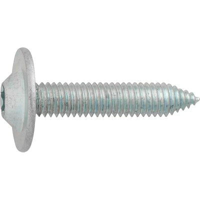 Au-ve-co® 24512 Body Bolt, System of Measurement: Metric, M6 Thread, 30 mm L, Torx Washer Head, Steel, Zinc