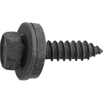 Au-ve-co® 24513 Tapping Screw, System of Measurement: Metric, M6.3 Thread, 25 mm L, Hex Head, Steel