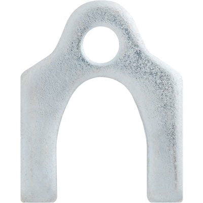 Au-ve-co® 24582 Shim, 1/8 in Thick, 5/8 in W Slot, 1-1/2 in OAL, 1-3/16 in OAW, Steel, Zinc
