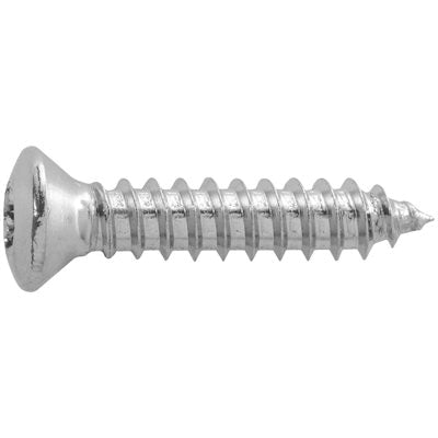 Au-ve-co® 24589 Tapping Screw, System of Measurement: Metric, M4.2 Thread, 20 mm L, Oval Head, Torx Drive, Steel