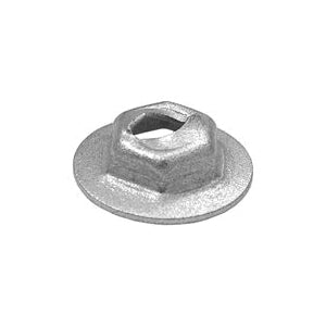 Au-ve-co® 2895 Thread Cutting Nut, System of Measurement: Imperial, 5/16 in Width Across Flat, Zinc