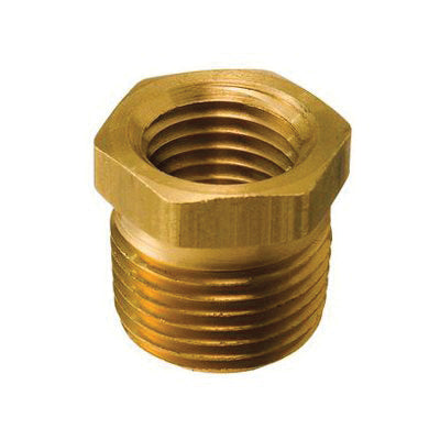 Au-ve-co® 303 Bushing, 1/2 in FNPT x 1/2 in FNPT, Brass