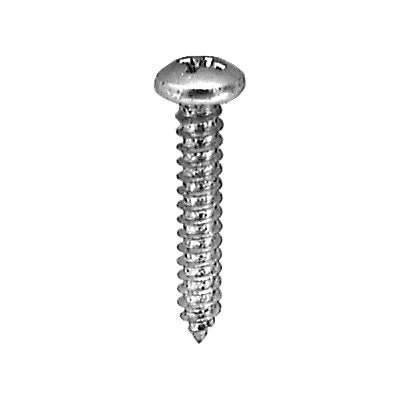 Au-ve-co® 3211 Tapping Screw, #14 Thread, 1-3/4 in OAL, Phillips Pan Head, Zinc-Plated