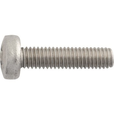 Au-ve-co® 3376 Tapping Screw, #8 Thread, 3/4 in OAL, Slotted Hex Head, Bright Zinc Chromate