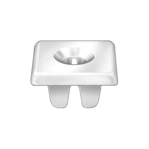 Au-ve-co® 3682 License Plate Nut, System of Measurement: Imperial, 1/4-20 Thread, Nylon