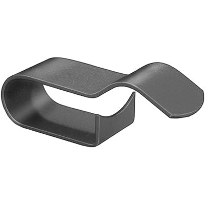 Au-ve-co® 3758 Wire Loom Clip, 3/8 in Conduit/Cable, Metal, Black