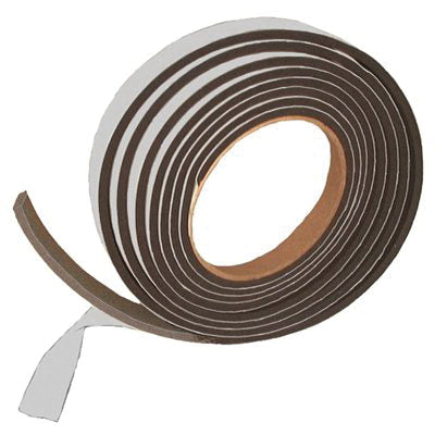 Au-ve-co® Peel-Bak 4808 Adhesive Sponge Weatherstrip, 3/4 in W, 10 ft L, Neoprene