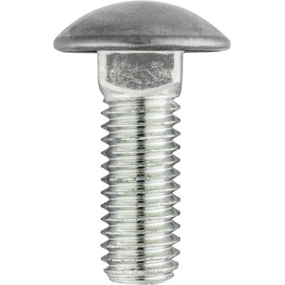 Au-ve-co® 5242 Bumper Bolt, System of Measurement: Imperial, 7/16-14 Thread, 1-1/4 in L, Round Head, Zinc