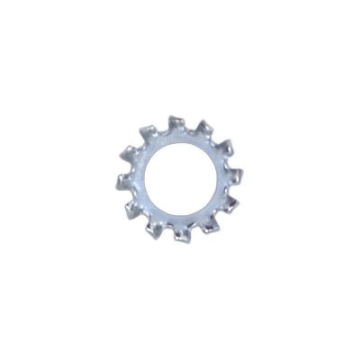 Au-ve-co® 5272 External Lock Washer, #10 Trade, 11/32 in Dia, Zinc-Plated