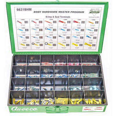 Au-ve-co® 6631BHM Crimp and Seal Terminal/Connector Assortment, 240 -Piece