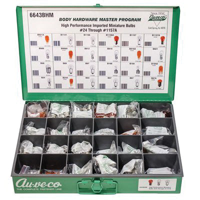Au-ve-co® 6643BHM BHM Miniature Bulb Assortment, 240 -Lamp