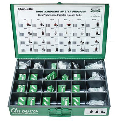Au-ve-co® 6645BHM BHM Bulb Assortment, 24 -Lamp, Halogen Lamp