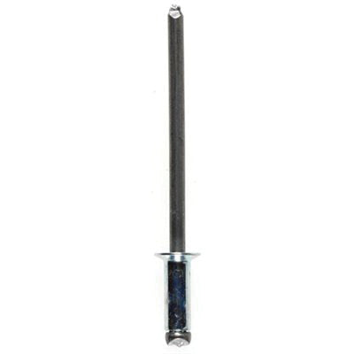 Au-ve-co® PAN'L 8302 Countersunk Head Blind Rivet, 25/64 in L, 1/8 in Dia, 3/16 to 1/4 in Grip, Steel, Silver