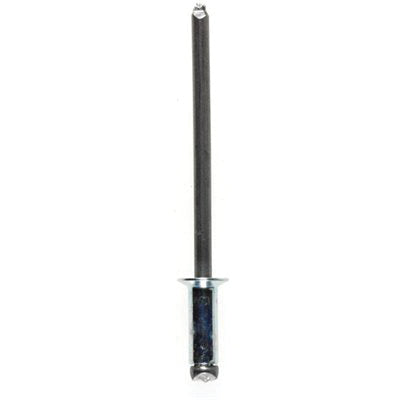 Au-ve-co® PAN'L 8303 Countersunk Head Blind Rivet, 25/64 in L, 1/8 in Dia, 3/16 to 1/4 in Grip, Steel, Silver