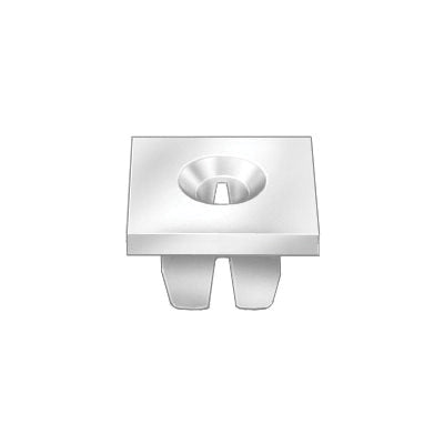 Au-ve-co® 8435 License Plate Nut, System of Measurement: Imperial, 1/4-14 Thread, Nylon
