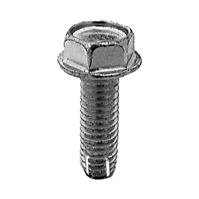 Au-ve-co® 8443 Thread Cutting Tapping Screw, 5/16-18 Thread, 1 in OAL, Hex Washer Head, Bright Zinc Chromate