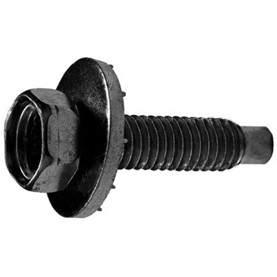 Au-ve-co® 8847 Body Bolt, System of Measurement: Imperial, 5/16-18 Thread, 1-1/4 in L, Hex, Sems® Head, 1/2 in Head
