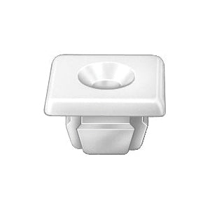 Au-ve-co® 8954 License Plate Nut, System of Measurement: Imperial, 1/4-14 Thread, Nylon