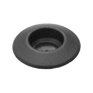 Au-ve-co® 9290 Plug Button, 1-1/4 in Dia Head, 0.1 in Max Panel Thickness, Fits Hole Size: 7/8 in, Polypropylene, Black