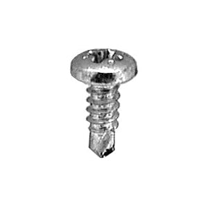 Au-ve-co® 9607 Tapping Screw, #10 Thread, 1/2 in OAL, Phillips Pan Head, Zinc-Plated