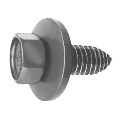Au-ve-co® AuvecoPak AP11109 Body Bolt, System of Measurement: Imperial, 3/8-16 Thread, 1 in L, Hex, Sems® Head