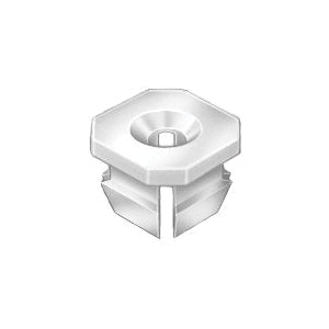 Au-ve-co® AuvecoPak AP11691 Headlight Bezel Nut, System of Measurement: Imperial, #8 Thread, Nylon