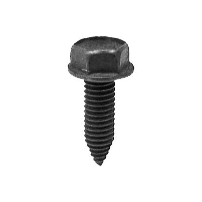Au-ve-co® AuvecoPak AP12324 Body Bolt, System of Measurement: Metric, M6x1 Thread, 20 mm L, Hex Washer Head, 10 mm Head