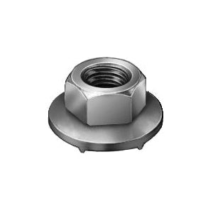 Au-ve-co® AuvecoPak AP12595 Free Spinning Washer Nut, System of Measurement: Metric, M6x1 Thread, 7 mm H