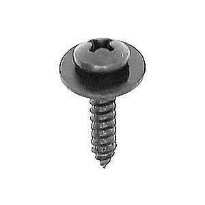 Au-ve-co® AuvecoPak AP12820 Tapping Screw, #8 Thread, 3/4 in OAL, Phillips Pan, Sems® Head, Black Phosphate-Coated