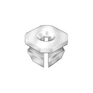 Au-ve-co® AuvecoPak AP13450 Nut, System of Measurement: Imperial, #8 Thread, Nylon