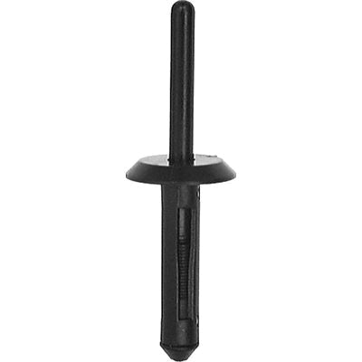Au-ve-co® AP13750 Rivet, 21/32 in Dia Flange, 2-3/16 in L, 5/32 to 13/32 in Panel Grip, Fits Hole Size: 1/4 in, Nylon