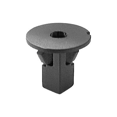 Au-ve-co® AuvecoPak AP14267 Screw Grommet, 20 mm Dia Head, Fits Hole Size: 8 x 8 mm, Nylon, Black