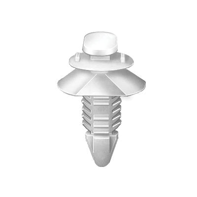 Au-ve-co® AP15970 Triple Head Trim Panel Retainer, System of Measurement: Imperial, Nylon
