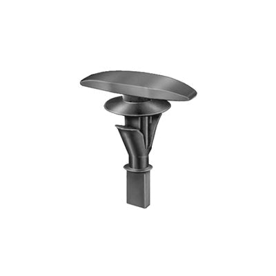 Au-ve-co® AP17339 Double Head Weatherstrip Retainer, System of Measurement: Metric, Nylon