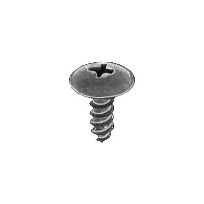 Au-ve-co® AP18340 Tapping Screw, System of Measurement: Metric, M4.8x1.6 Thread, 15 mm L, Truss Head, Phillips® Drive