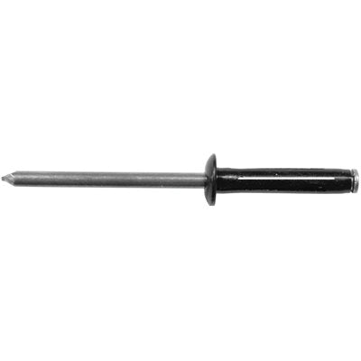 Au-ve-co® AP18461 Rivet, 5/32 in Dia Rivet, 5/16 in Dia Flange, 3/64 to 1/4 in Panel Grip, Aluminum