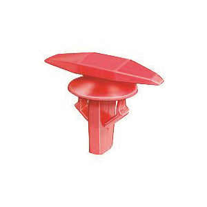 Au-ve-co® AP18877 Double Head Weatherstrip Retainer, System of Measurement: Metric, Nylon