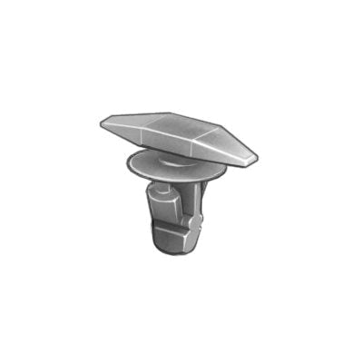 Au-ve-co® AP19171 Double Head Weatherstrip Retainer, System of Measurement: Metric, Nylon