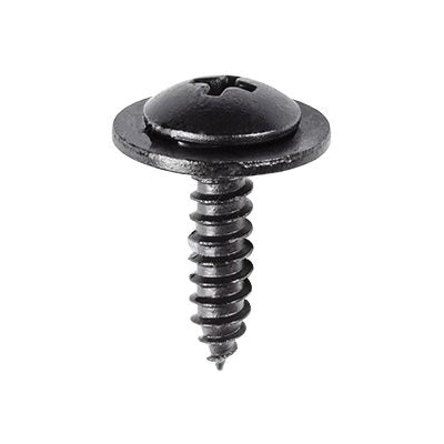 Au-ve-co® AP20259 Tapping Screw, System of Measurement: Metric, M4.8x1.6 Thread, 19 mm L, Truss, Sems® Head, E-Coated